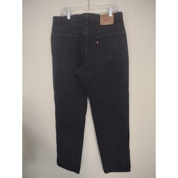 Vintage Y2K Levi's 550 Black Jeans 34 Casual Preppy Classic - Picture 7 of 7